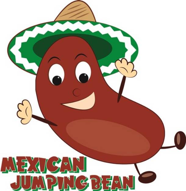 Picture of Mexican Jumping Bean SVG File