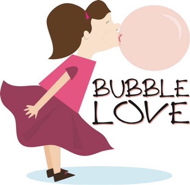Picture of Bubble Love SVG File