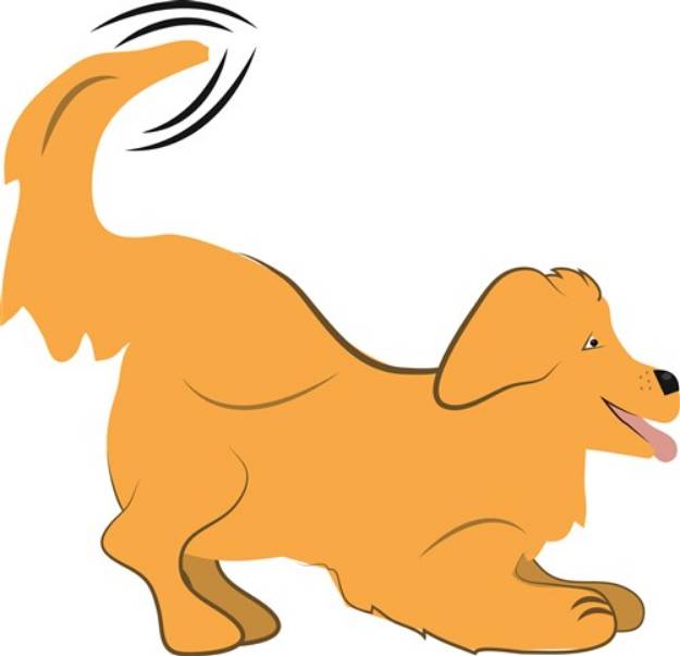 Picture of Golden Retriever SVG File