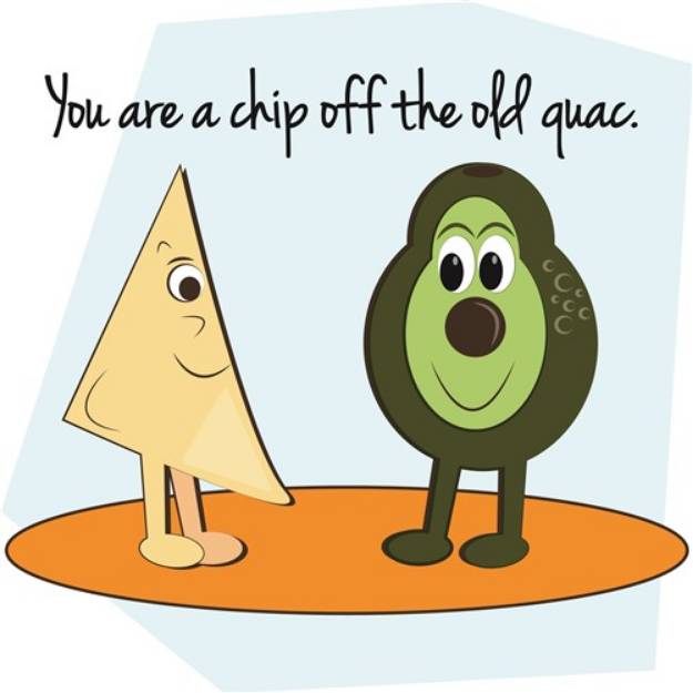 Picture of Chip Off The Old Quac SVG File