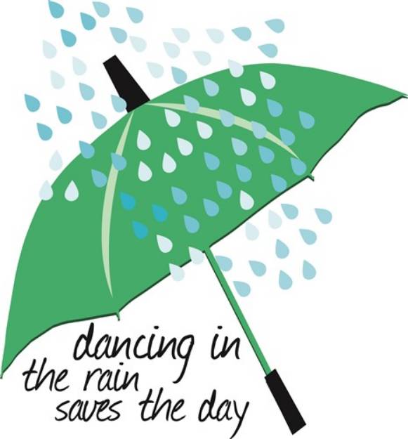 Picture of Dancing In The Rain SVG File