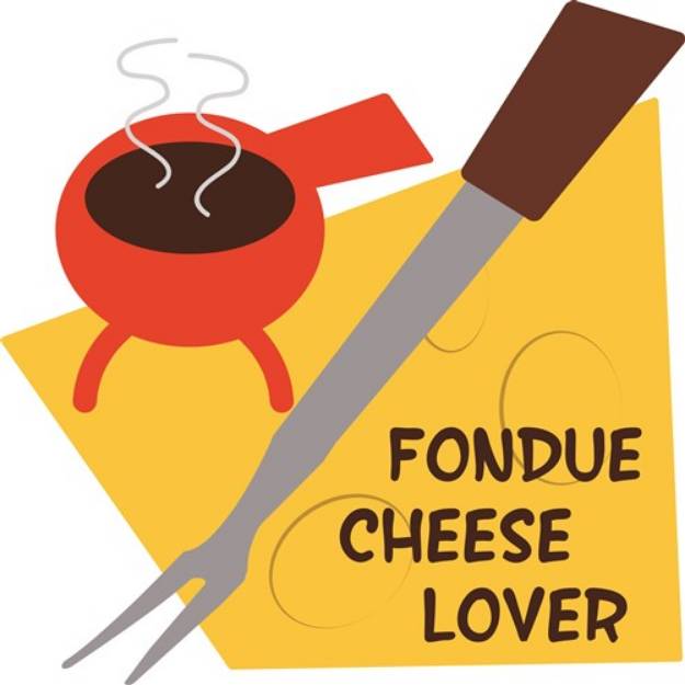 Picture of Fondue Cheese Lover SVG File