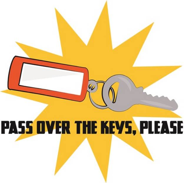 Picture of Pass Over The Keys SVG File