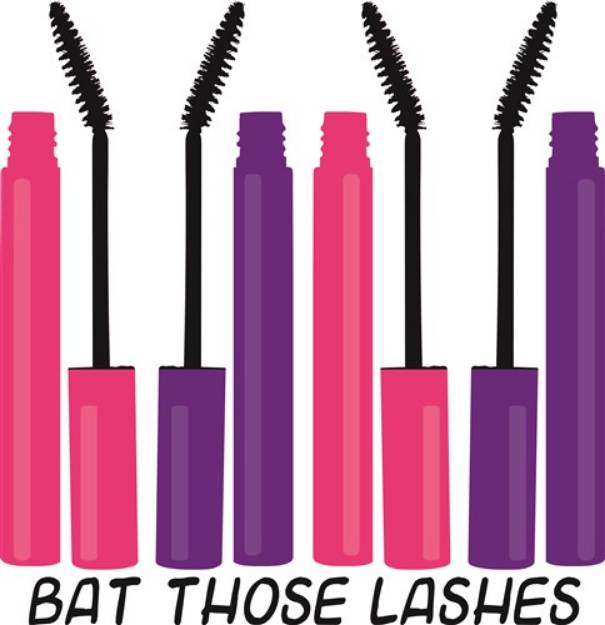 Picture of Bat Those Lashes SVG File