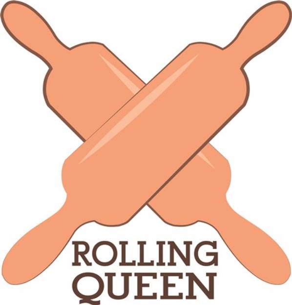 Picture of Rolling Queen SVG File