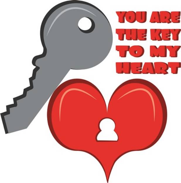 Picture of You Are The Key SVG File