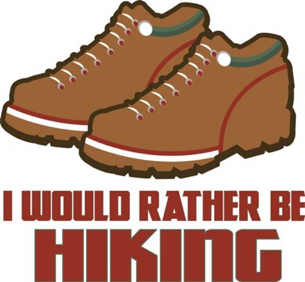 Picture of Rather Be Hiking SVG File