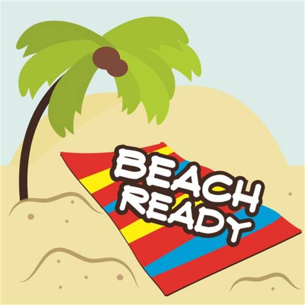 Picture of Beach Ready SVG File