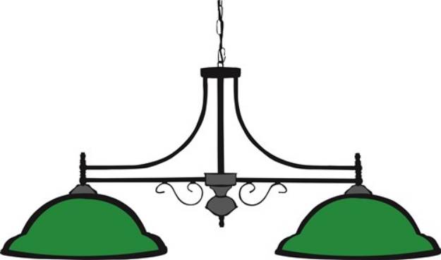 Picture of Billiard Lamps SVG File
