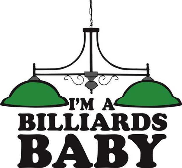 Picture of Im A Billiards Baby SVG File