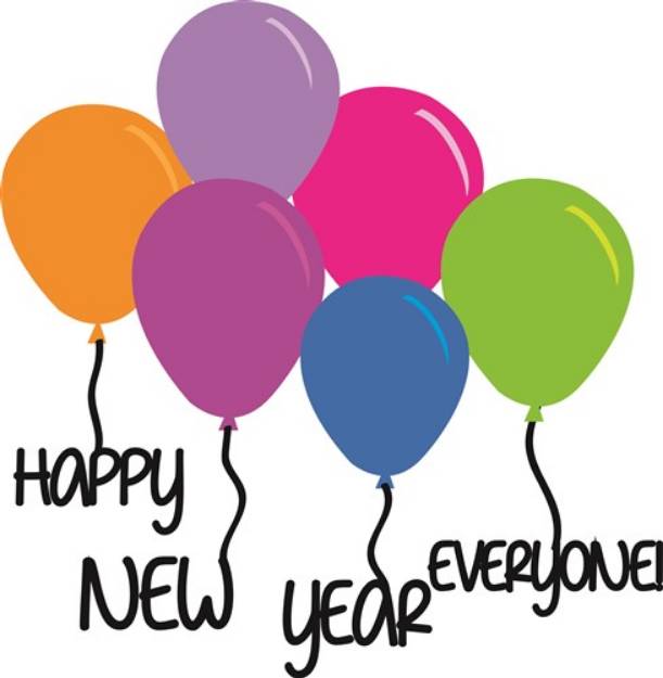 Picture of HNY Everyone! SVG File