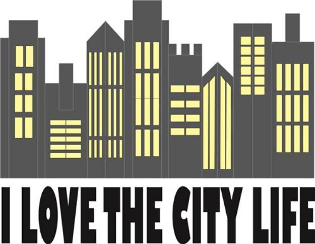 Picture of Love The City SVG File