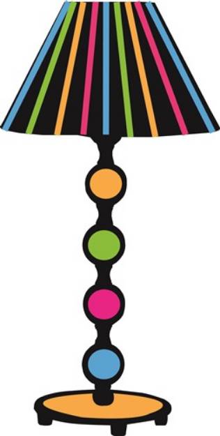 Picture of Colorful Lamp SVG File