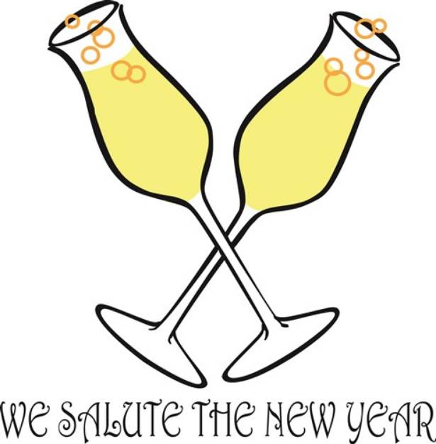Picture of Salute The New Year SVG File