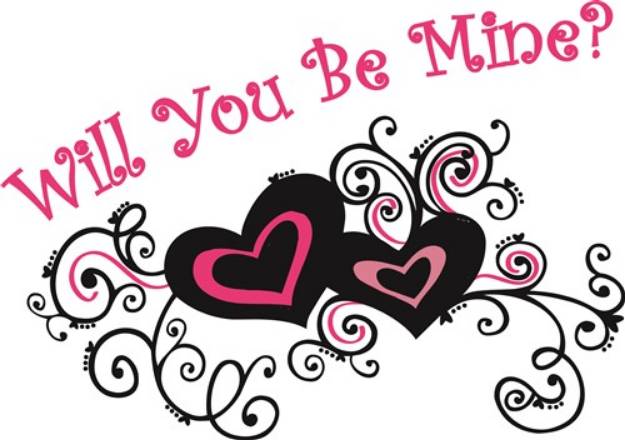 Picture of Will You Be Mine? SVG File