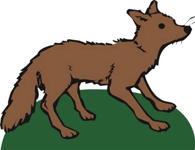 Picture of Brown Fox SVG File
