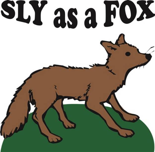 Picture of Sly As A Fox SVG File