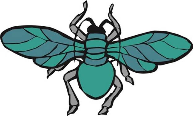 Picture of Green Fly SVG File