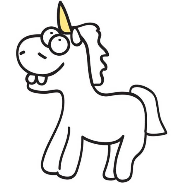 Picture of Silly Unicorn SVG File