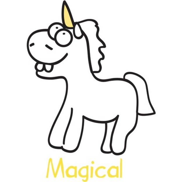 Picture of Magical Unicorn SVG File