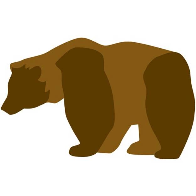 Picture of Brown Bear SVG File
