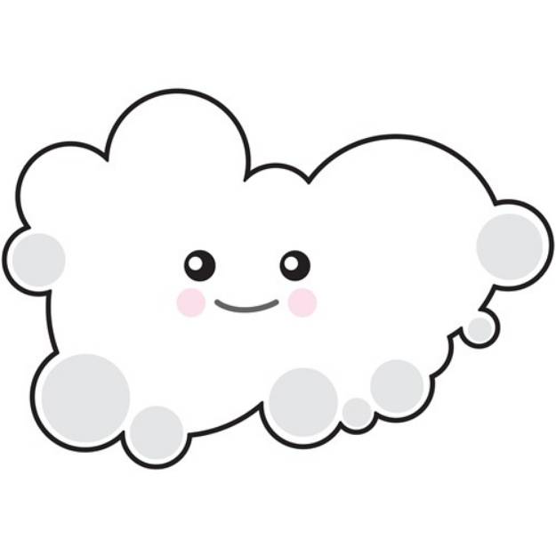 Picture of Happy Cloud SVG File