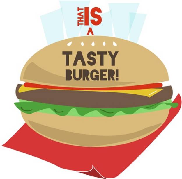 Picture of Tasty Burger SVG File