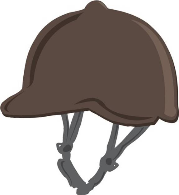 Picture of Jockey Helmet SVG File