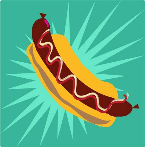 Picture of Hot Dog SVG File