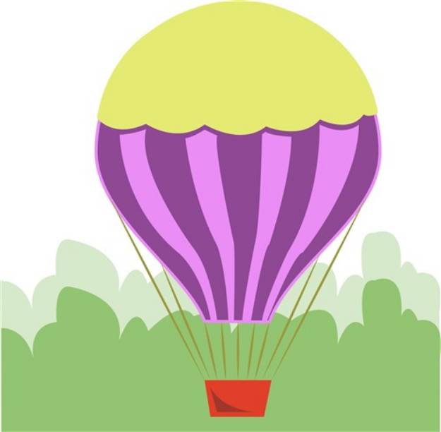 Picture of Hot Air Balloon SVG File