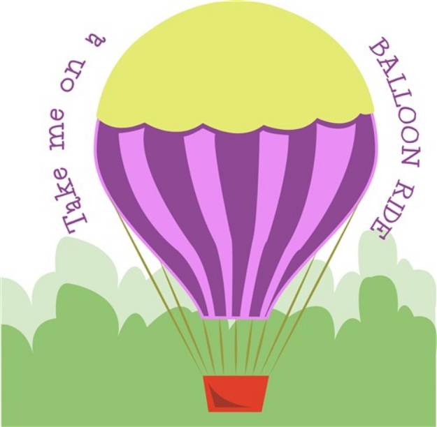 Picture of Balloon Ride SVG File