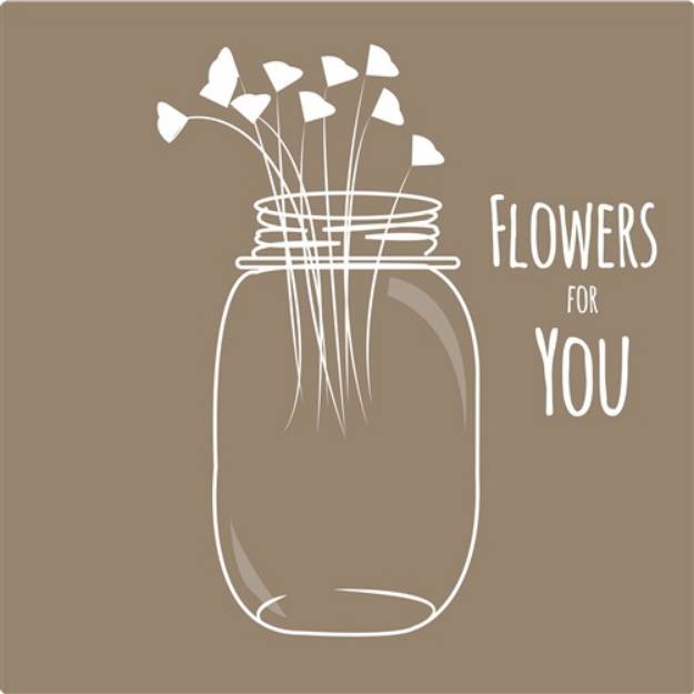 Picture of Flowers For You SVG File