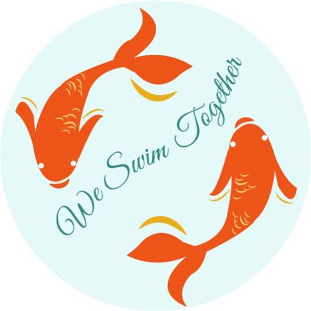 Picture of We Swim Together SVG File