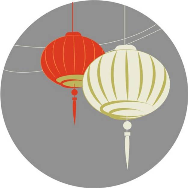 Picture of Chinese Lantern SVG File