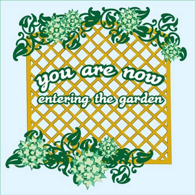 Picture of Entering The Garden SVG File