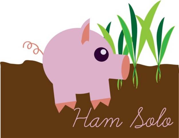 Picture of Ham Solo SVG File