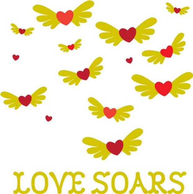 Picture of Love Soars SVG File