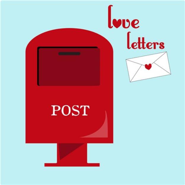 Picture of Love Letters SVG File