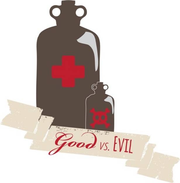 Picture of Good Vs. Evil SVG File