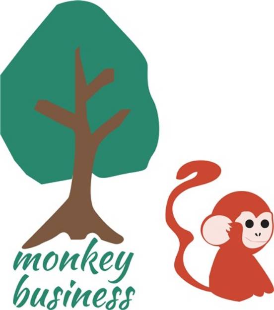 Picture of Monkey Business SVG File