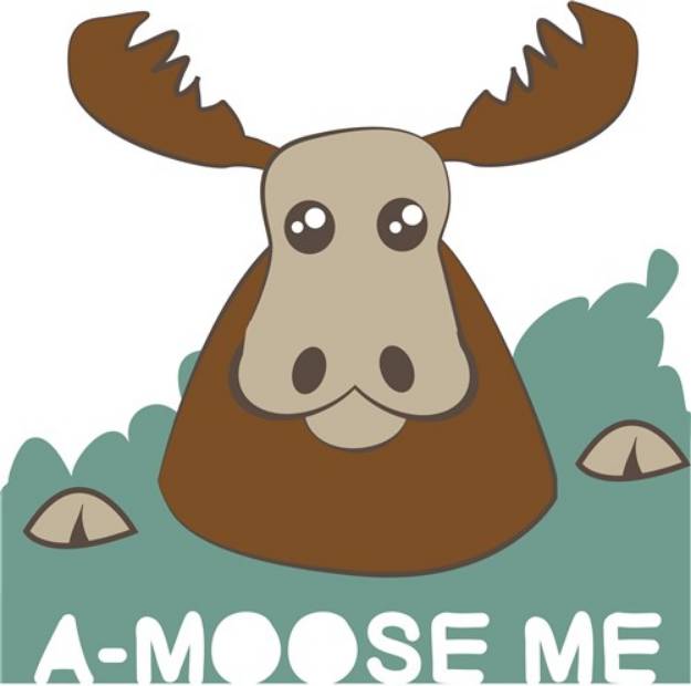 Picture of A-Moose Me SVG File