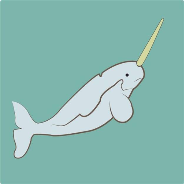 Picture of Narwhal SVG File
