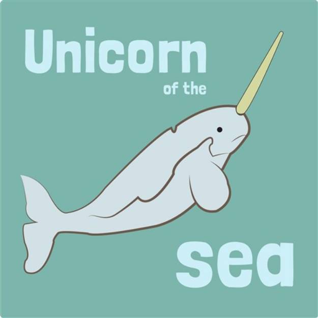 Picture of Unicorn Of The Sea SVG File