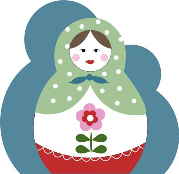 Picture of Nesting Dolls SVG File