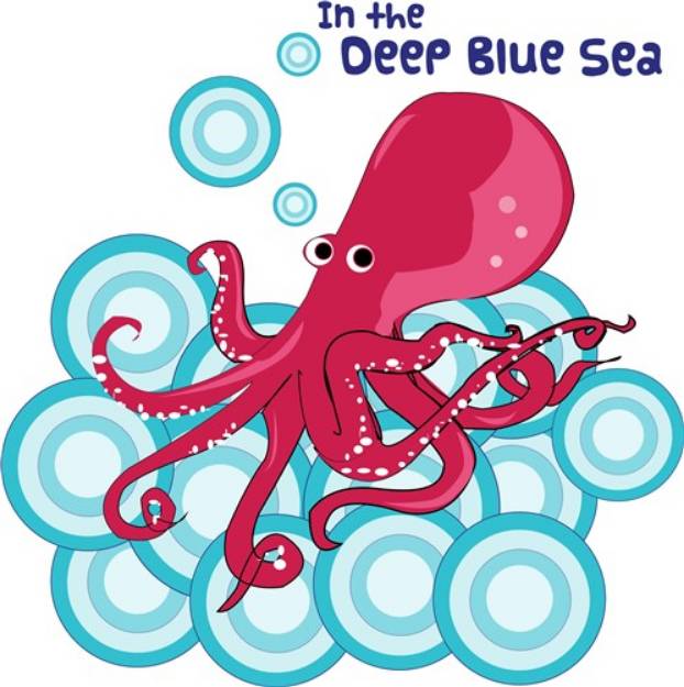 Picture of Deep Blue Sea SVG File