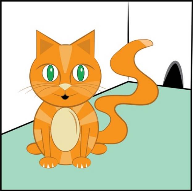 Picture of Kitty Cat SVG File