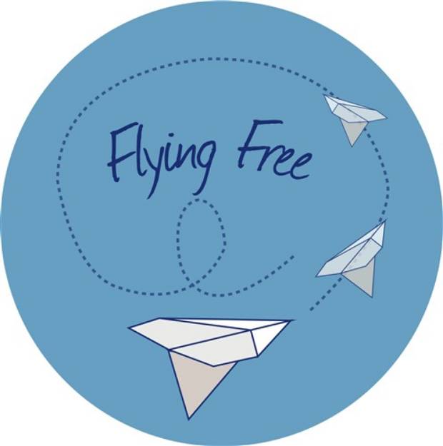 Picture of Flying Free SVG File