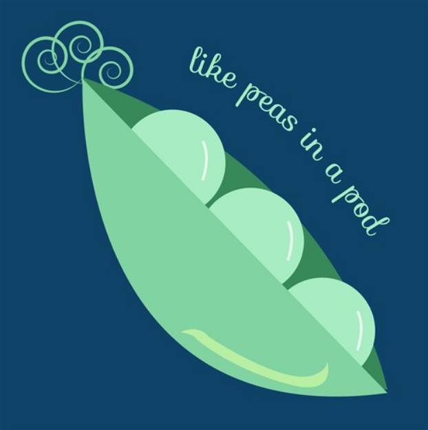Picture of Like Peas In A Pod SVG File