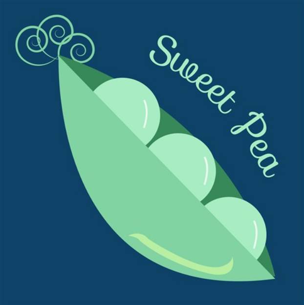 Picture of Sweet Pea SVG File