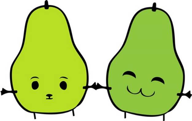 Picture of Silly Pears SVG File